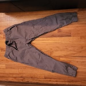 Gray cargo pants